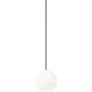 Sedona Medium Pendant in White Aged Brass