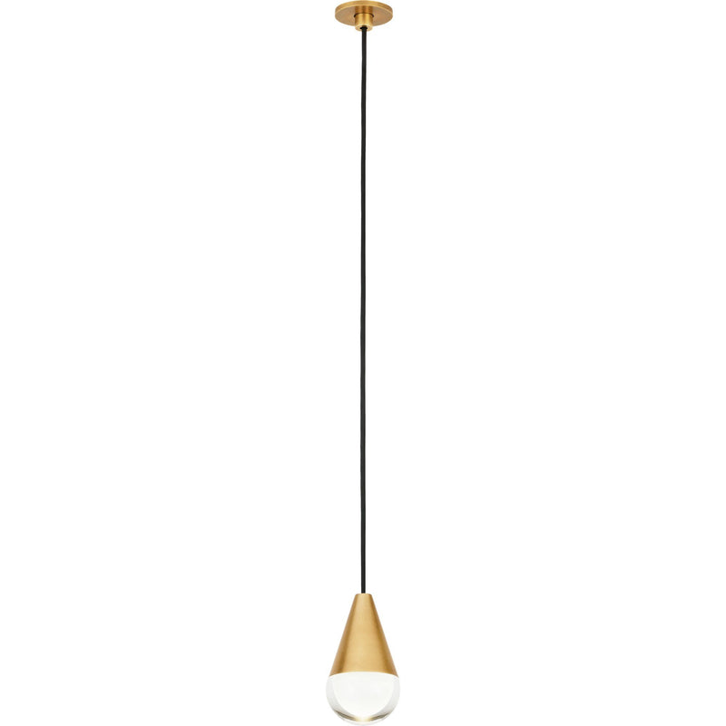 Cupola Port Alone Pendant in Natural Brass