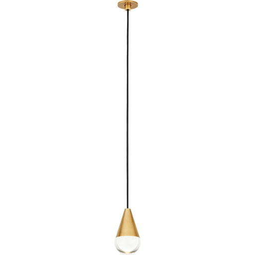 Cupola Port Alone Pendant in Natural Brass