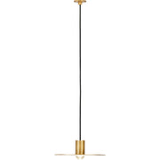 Eaves Port Alone Pendant in Natural Brass