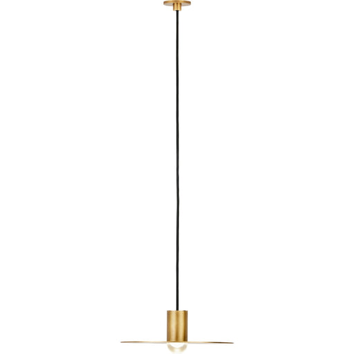 Eaves Port Alone Pendant in Natural Brass