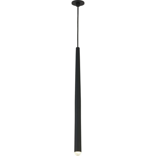 Pylon 1-Light Port Alone Pendant in Nightshade Black