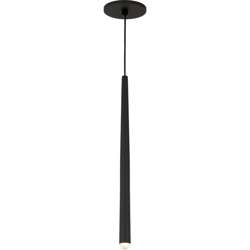 Pylon 1-Light Pendant in Nightshade Black
