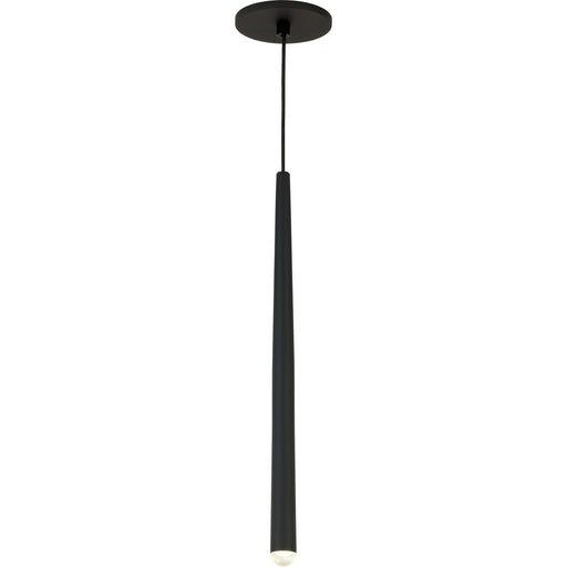 Pylon 1-Light Pendant in Nightshade Black