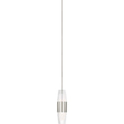 Lassell Short Mini Monopoint Pendant in Monopoint Polished Nickel