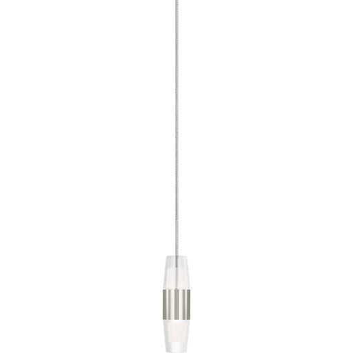 Lassell Short Mini Monopoint Pendant in Monopoint Polished Nickel