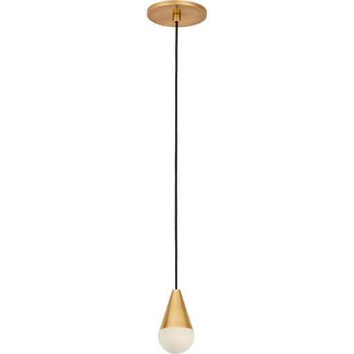 Cupola Alabaster Pendant in 1 Light Pendant Hand Rubbed Antique Brass