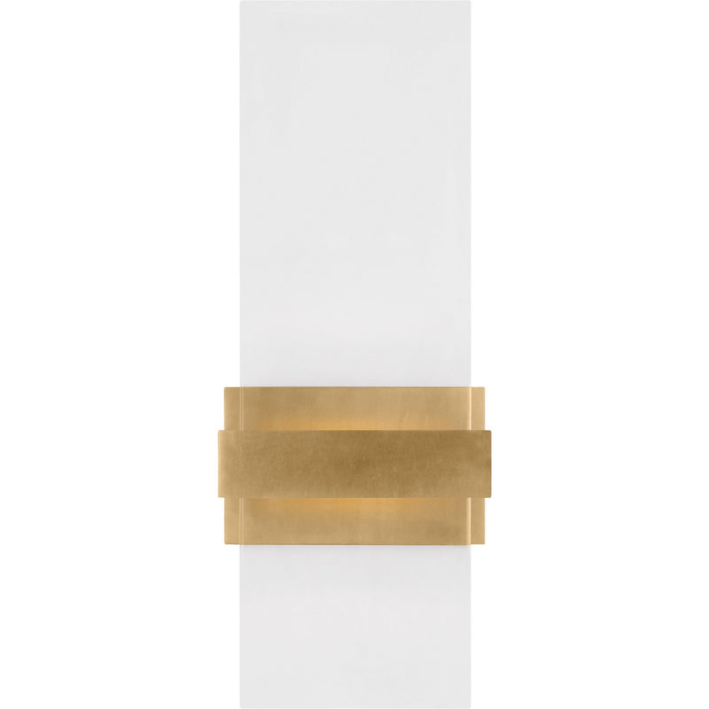 Flyta Small Wall Sconce in Clear Natural Brass