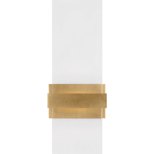 Flyta Small Wall Sconce in Clear Natural Brass