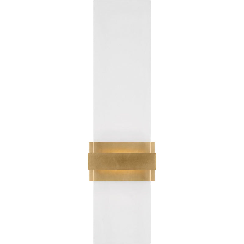 Flyta Medium Wall Sconce in Clear Natural Brass