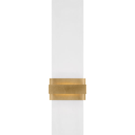 Flyta Medium Wall Sconce in Clear Natural Brass