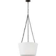Herve 3-Light 18" Pendant in Aged Iron