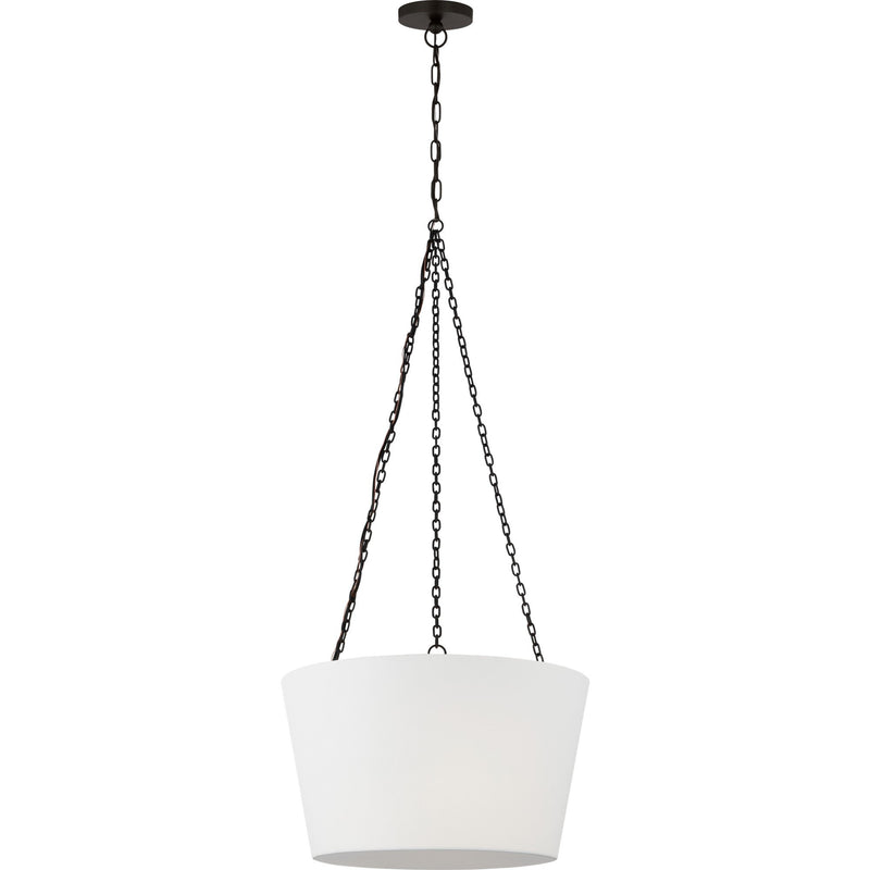Herve 3-Light 18" Pendant in Aged Iron