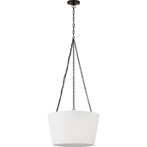 Herve 3-Light 18" Pendant in Aged Iron