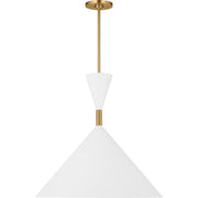Bodhi 24" Pendant in Burnished Brass
