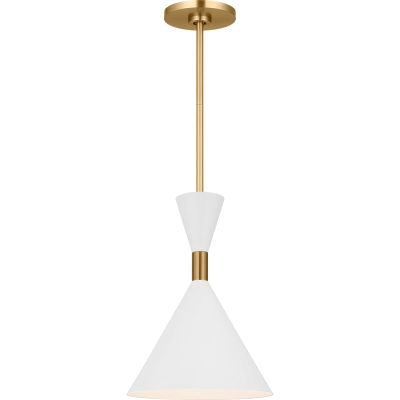 Bodhi 10" Pendant in Burnished Brass