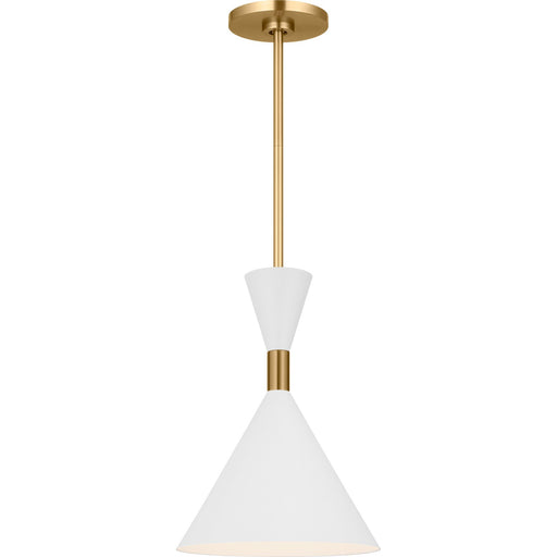 Bodhi 10" Pendant in Burnished Brass