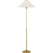 Soren 53" Floor Lamp in Hand-Rubbed Antique Brass