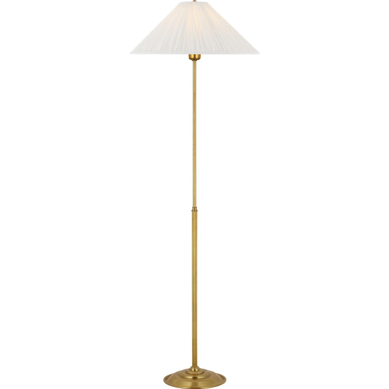 Soren 53" Floor Lamp in Hand-Rubbed Antique Brass