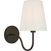 Lyndsie Small Cordless Wall Sconce in Aged Iron