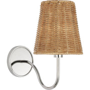 Lyndsie Small Cordless Wall Sconce in Polished Nickel