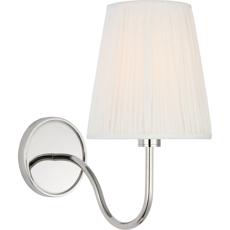 Lyndsie Small Cordless Wall Sconce in Polished Nickel