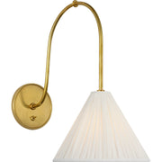 Malia 14" Arched Wall Sconce in Hand-Rubbed Antique Brass