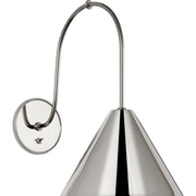 Malia 14" Arched Wall Sconce in Polished Nickel