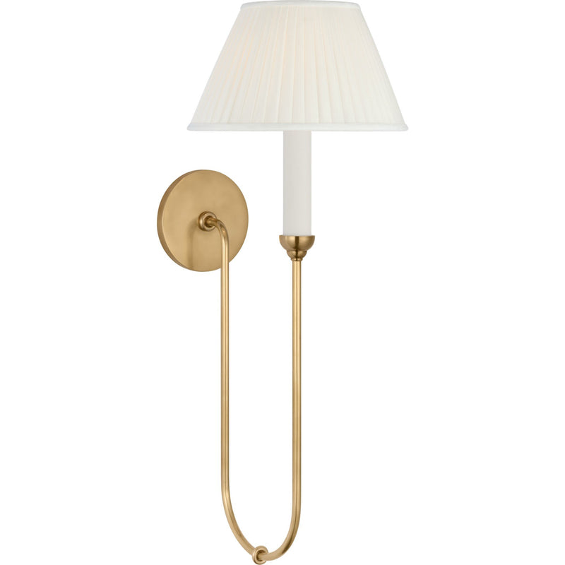 Ingela 24" Single Wall Sconce in Hand-Rubbed Antique Brass