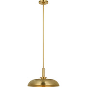 Cyrus 16" Pendant in Hand-Rubbed Antique Brass