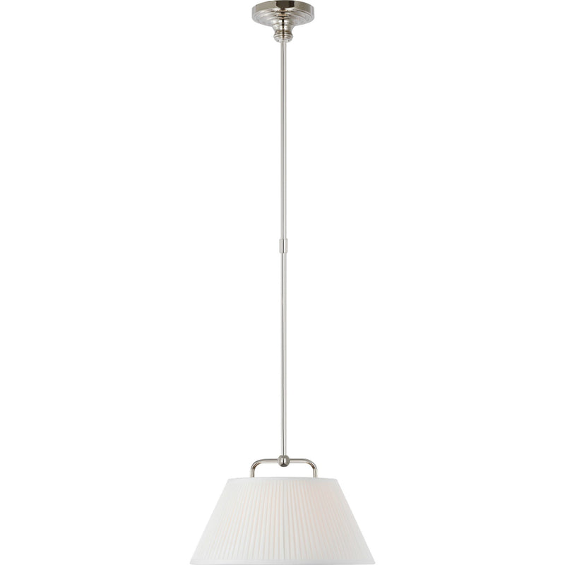 Serrato 14" Pendant in Polished Nickel