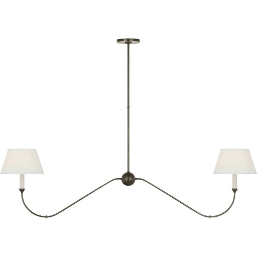 Ingela 65" Linear Chandelier in Modern Iron