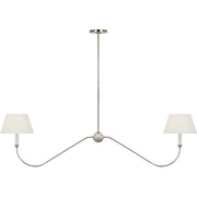 Ingela 65" Linear Chandelier in Polished Nickel