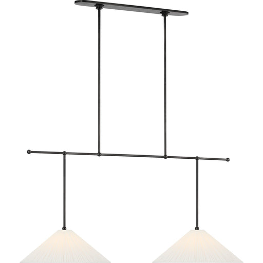 Soren 54" Extended Drop 2-Light Linear Pendant in Bronze