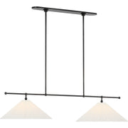 Soren 54" 2-Light Linear Pendant in Bronze