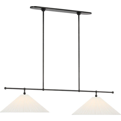 Soren 54" 2-Light Linear Pendant in Bronze