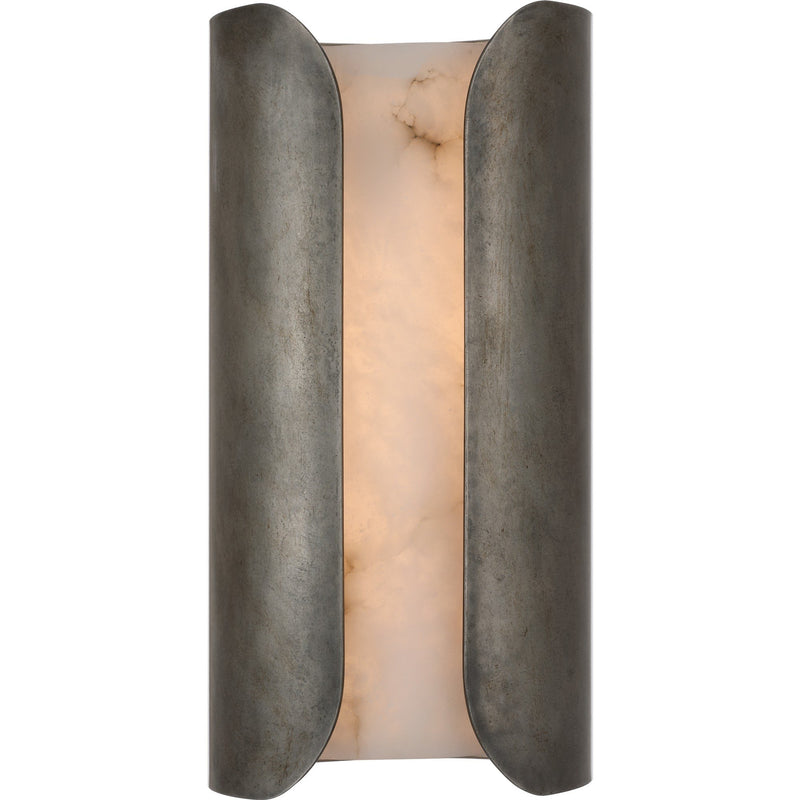Armise 14" Wall Sconce in Mottled Pewter