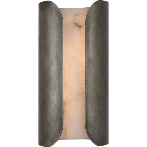 Armise 14" Wall Sconce in Mottled Pewter