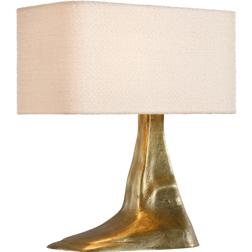 Terra-Forma 23" Right Table Lamp in Museum Brass