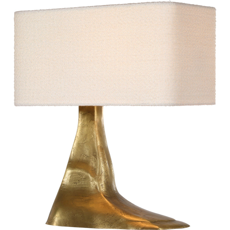 Terra-Forma 23" Left Table Lamp in Museum Brass