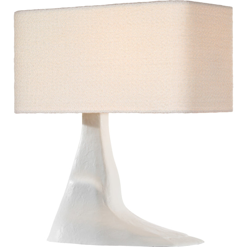 Terra-Forma 23" Left Table Lamp in Plaster White