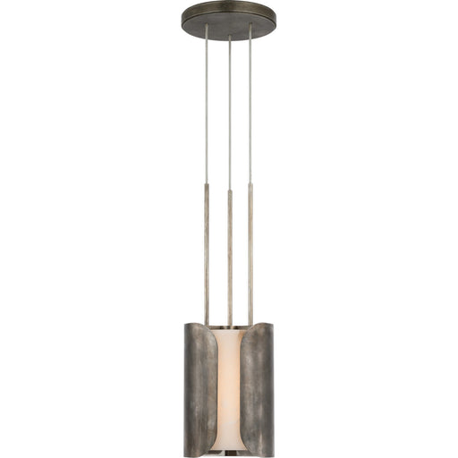 Armise 8" Pendant in Mottled Pewter