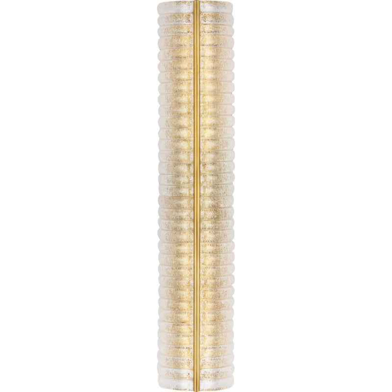 Claude 27" Linear 2-Light Wall Sconce in Hand-Rubbed Antique Brass