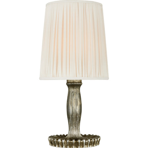 Ovid 14" Cordless Table Lamp in Silver Lustre