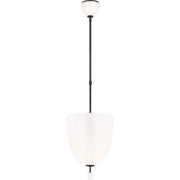 Brisa 13" 3-Light Uplight Pendant in Bronze