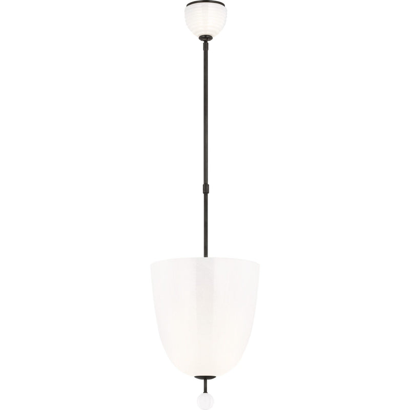 Brisa 13" 3-Light Uplight Pendant in Bronze