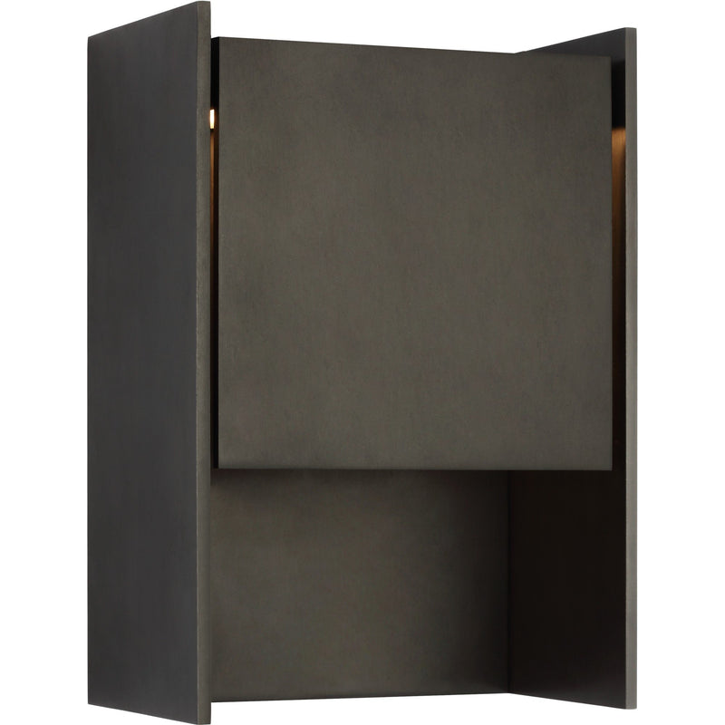 Align 11" Shielded Outdoor Wall Sconce in Blackened Stainless