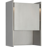 Align 11" Shielded Outdoor Wall Sconce in Stainless Steel