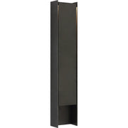Align 41" Shielded Outdoor Wall Sconce in Blackened Stainless