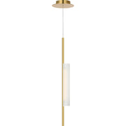 Windchime 3" Mini Pendant in Soft Brass